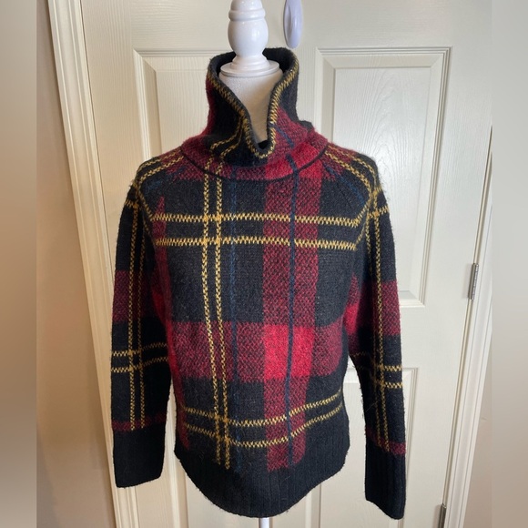 RD Style Cozy Plaid Turtleneck Sweater - Picture 2 of 11